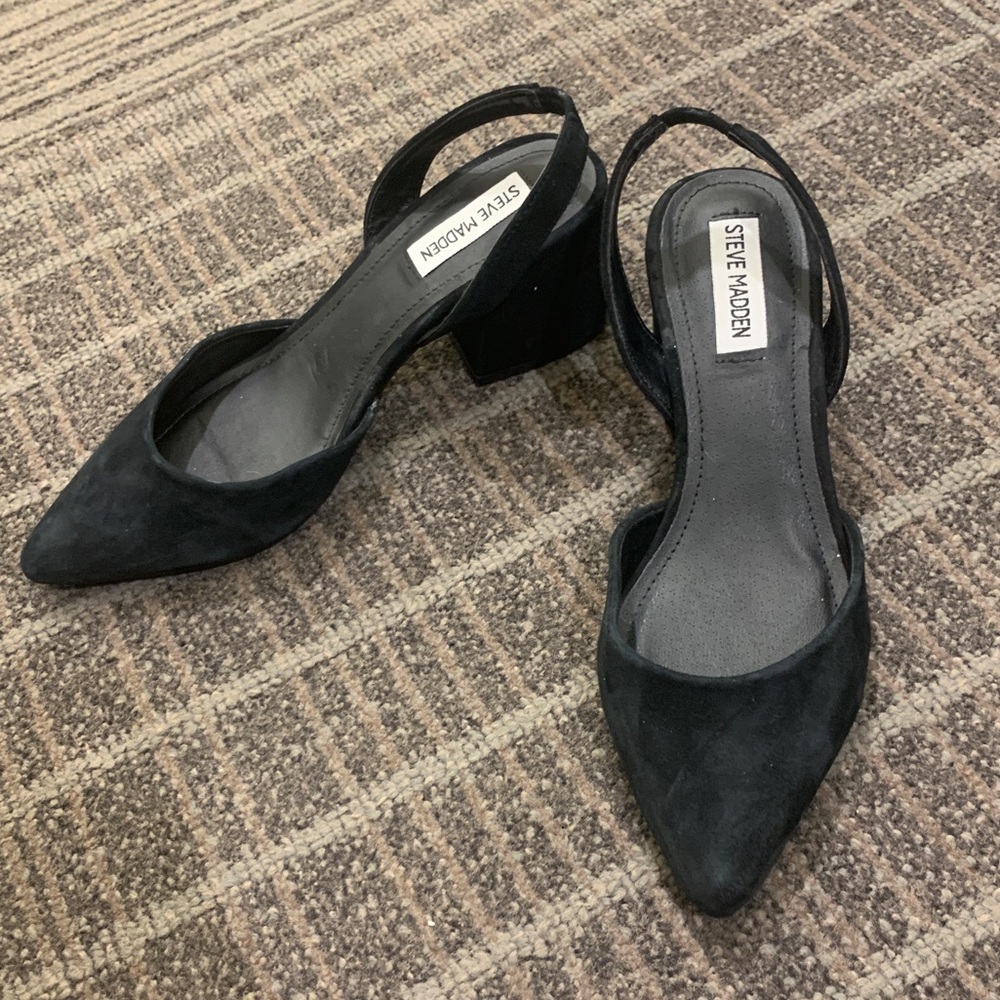 Steve Madden Sling Back Block Heel